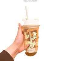 ราคา สตาร์บัคส์ถ้วยคริสต์มาสลูกสุนัขสีขาวน่ารักการ์ตูนแก้ว จิบ ถ้วยกาแฟสก์ท็อปถ้วยน้ํา 355มล (48902862639)