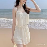 ราคา ชุดว่ายน้ำวันพีซผู้หญิง แบบอนุรักษ์ ลายลูกไม้ ลดหน้าท้อง ขายดีในฤดูร้อน (44463574747)