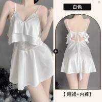 ราคา ซาตินชีฟอง ชุดนอนสลิง เซ็กซี่ เจ้าหญิง โรแมนติก (40359328392)