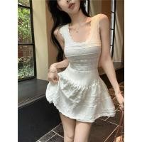 ราคา ชุดยู โคเอวสูงสีขาว ลายดอกไม้สำหรับฤดูใบไม้ผลิ ดูแล้วสดใสและเรียบหรู (42370548293)