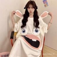 ราคา ชุดนอนลายการ์ตูนกระต่ายแขนสั้น สำหรับคนอ้วน ไซส์ใหญ่ ใส่สบายตลอดฤดูร้อน และเหมาะใส่นอกบ้าน (41418149017)