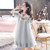 ราคา ชุดนอนสไตล์เจ้าหญิงสำหรับเด็ก ทำจากผ้าฝ้ายแท้ แขนสั้น เหมาะสำหรับเด็กเล็กจนถึงเด็กโต ในหน้าร้อน (42014824899)