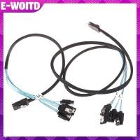 ราคา E WOOTD SAS SATA สาย Mini SAS SFF 8087 ถึง 4 สาย SATA Mini SAS 4i SFF8087 36P ถึง 4 SATA 7P สาย 12Gbps 1 0 5M ฮาร์ดไดรฟ์ข้อมูล E WOOD (56302971212)