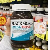 ราคา BLACKMORES น้ำมันปลาเข้มข้น โอเมก้า 3 ดีเอชเอ น้ำมันปลาทะเลน้ำลึก แคปซูลโอเมก้า สำหรับหัวใจและสมอง exp 2027 1 (25690221311)