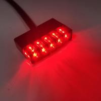 ราคา 12v Mini รถจักรยานยนต์ด้านหลังไฟท้าย 5 LED สีแดงหยุดไฟเบรค Universal สําหรับรถจักรยานยนต์สกู๊ตเตอร์ ATV จักรยานมอเตอร์ไซด์ (27983486570)