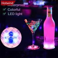 ราคา Hotwind ที่รองแก้ว มีไฟ LED เรืองแสง ขนาดเล็ก หลากสี สําหรับตกแต่งงานปาร์ตี้ บาร์ ไนท์คลับ S4X4 (20639748562)