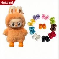 ราคา ไม่มีตุ๊กตา สําหรับ Mini Labubu 4 0 รองเท้ายืน 10 ซม labubu ตุ๊กตารองเท้าสั้นรองเท้าฝนอุปกรณ์เสริมของเล่น (40619340161)