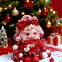 ราคา สําหรับ SKULLPANDA ตุ๊กตาเสื้อผ้าคริสต์มาสถักเสื้อกันหนาวบิดกระโปรงเสื้อผ้าชุดสําหรับ Skullpanda labu ตุ๊กตาชุดอุปกรณ์เสริม (56001107787)