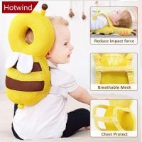 ราคา HTT Little Bee Baby Head Protection หมอน Breathable Anti Fall หมวกเหมาะสําหรับเด็กทารกเด็กหัว Back Protector ปลอดภัย Bibi (52550835903)