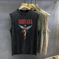 ราคา Sea Tee COD เสื้อยืด แขนกุด เสื้อกล้าม NIRVANA oversize ผ้าCotton100 แฟชั่น แนวสตรีท เสื้อคู่รัก แขนกุด S 3xl (43553719369)