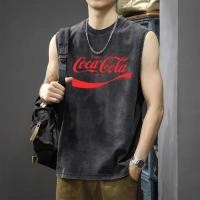 ราคา Sea Tee COD เสื้อยืด แขนกุด เสื้อกล้าม COCA COLA oversize ผ้าCotton100 แฟชั่น แนวสตรีท เสื้อคู่รัก แขนกุด S 3xl (29536876409)