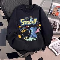 ราคา Sea Tee สเวตเตอร์ แขนยาว คอกลม ทรงหลวม Print STITCH สไตล์เกาหลี sweater oversize ใส่ได้ทั้งหญิงเเละชาย (52402188431)