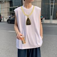 ราคา Sea Tee COD เเขนกุด เสื้อยืด oversize ผ้าCotton100 เสื้อบาส เสื้อแขนกุด เสื้อยืดคอกลมแขนกุด ผู้ชาย amulet necklace (44156017115)