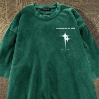 ราคา Sea Tee COD เสื้อวินเทจ เสื้อยืด oversize เสื้อฟอกดำ STA NEVER STAR วินเทจ T shirt cotton100 แฟชั่น แนวสตรีท 3xl (24995336157)