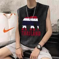 ราคา Sea Tee COD เสื้อยืด oversize เท่ เสื้อแขนกุด cotton100 shirt คอกลม เสื้อวินเทจ แขนกุด เสื้อกีฬา CHANGTHAI 2025 (44261024769)