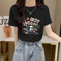 ราคา Sea Tee COD เสื้อยืดทรงผู้หญิง Cotton 100 T shirt SNOOPY เสื้อ oversize เสื้อยืดคอกลม แฟชั่น สไตล์เกาหลี 2025 (42407004587)