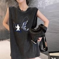 ราคา Sea Tee COD เสื้อกล้าม ใส่ได้ทั้งชาย หญิง เสื้อยืด oversize เสื้อ ผ้าCotton100 เสื้อยืดคอกลมแขนกุด Fishing (42356237196)