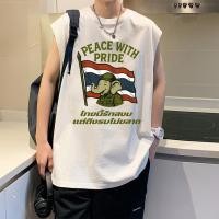 ราคา Sea Tee COD เสื้อยืด oversize เสื้อแขนกุด cotton100 shirt คอกลม เสื้อวินเทจ แขนกุด เสื้อกีฬา PEACE WITH PRIDE (41611161281)