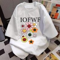 ราคา Sea Tee เสื้อoversize เสื้อแฟชั่น cotton100 เสื้อกีฬา สไตล์เกาหลี IOFWF FLOWERS ใส่สบาย เสื้อระบาย เสื้อยืดทรงผู้หญิง (41161429036)