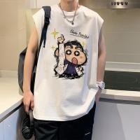 ราคา Sea Tee COD เสื้อยืด oversize เสื้อแขนกุด cotton100 T shirt EFGABC XIAOXIN วินเทจ แขนกุด sleeveless shirt ผู้ชาย (28487803074)