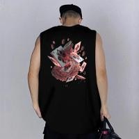 ราคา Sea Tee COD เสื้อกล้าม ใส่ได้ทั้งชาย หญิง เสื้อยืด oversize เสื้อ playing card ผ้าCotton100 เสื้อยืดคอกลมแขนกุด (42506408315)