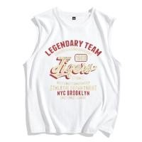 ราคา COD เสื้อยืด แขนกุด เสื้อกล้าม oversize ผ้าCotton100 แฟชั่น แนวสตรีท เสื้อผู้ชาย LEGENDARY TEAM แขนสั้น สีขาว s 3xl (27534899829)