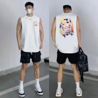 ราคา Sea Tee COD เสื้อกล้าม เสื้อแขนกุด oversize เสื้อ LEEWGURB BEAR ผ้าCotton100 ใส่ได้ทั้งชาย หญิง เเขนกุด (41006703723)