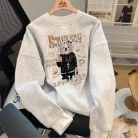 ราคา Sea Tee สเวตเตอร์ สีดำ แขนยาว คอกลม ทรงหลวม Print KONVESOY BEAR สไตล์เกาหลี ใส่ได้ทั้งหญิงเเละชาย (52500342990)