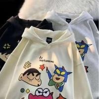 ราคา Sea Tee สินค้าใหม่ เสื้อฮู้ด Printed Hoodie แขนยาว ใส่สบาย สไตล์เกาหลี shinchan Size M 4XL (42073497921)