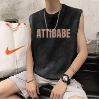 ราคา Sea Tee COD เสื้อยืด แขนกุด เสื้อกล้าม oversize ผ้าCotton100 แฟชั่น ATTIBABE เสื้อแขนกุด ใส่ได้ทั้งชาย หญิง 2025 (41205603795)