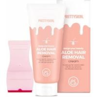 ราคา พร้อมส่ง ของแท้ PRETTYSKIN Design Your Beauty Aloe Hair Removal Cream ครีมกำจัดขนว่านหางจระเข้ (40526517429)