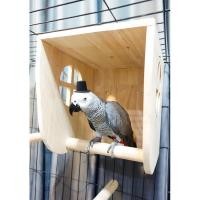 ราคา บ้านนกยืนนอนนกแก้วแอฟริกันเกรย์ นกแก้วอเมซอน บ้านนกขนาดกลาง (25554668839)