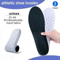 ราคา 1 คู่PUแผ่นรองพื้นรองเท้าป้องกันกลิ่นและดูดซับเหงื่อ สบายและนุ่ม เบาะรองรองเท้าตาข่าย ระบายอากาศ (55502318373)