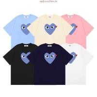 ราคา ใหม่ Play comme des garcons เสื้อยืดลําลอง แขนสั้น ลายพราง สําหรับผู้ชาย ผู้หญิง 0803 (48400226229)