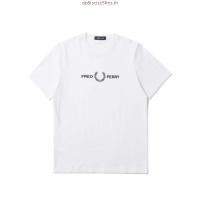 ราคา FredPerry badge ตัวหนาเสื้อยืดแขนสั้นผู้ชาย ปัก laurel ข้าวสาลีผ้าฝ้ายแท้ผู้ชายด้านบน 2025 เสื้อยืดแฟชั่นอินเทรนด์ลําลองใหม่ (53953083236)