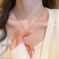 ราคา DREJEW เดรช ไทเทเนียมเหล็กจดหมายทองแผ่นเรขาคณิตรูปไข่สร้อยคอออกแบบซอกแฟชั่นกระดูกไหปลาร้าโซ่เสื้อกันหนาวสร้อยคอโซ่ (29356777765)