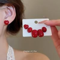 ราคา ชุดอัญมณีเดรเจว 6 ชิ้น สีแดงเรขาคณิต พร้อมต่างหูและเครื่องประดับ เหมาะสำหรับสวมใส่ง่ายและจับคู่ได้หลากหลาย (40606621138)