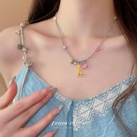 ราคา เดรช น้ำมันจุ่มมุกสีกวางสร้อยคอ โดปามีน โซ่กระดูก สร้อยคออเนกประสงค์สไตล์ไฮเอนด์ (41853805209)