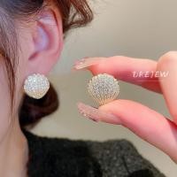 ราคา DREJEW ต่างหูเข็มเงิน 925 ประดับเพทาย รูปเปลือกหอย มุก ทอง 18K สไตล์ฝรั่งเศส หรูหรา สําหรับผู้หญิง (25473083712)