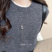 ราคา สร้อยคอทองคำลายตัว Y เครื่องประดับแฟชั่นเรียบง่ายสำหรับผู้หญิง สวมใส่ได้ทุกวัน (45052022403)