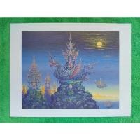 ราคา ภาพพิมพ์ จิต เย็น ปิติ ภาพพิมพ์ยุคแรกๆ จากวัดร่องขุ่น ผลงานโดยท่าน อ เฉลิมชัย โฆษิตพิพัฒน์ (25477308294)