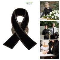 ราคา เข็มกลัดตราสัญลักษณ์สีดำ และริบบิ้น เหมาะสำหรับงานพิธีต่างๆ (43725843686)
