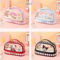ราคา STARYSWAY กระเป๋าปากกา ดินสอ Sanrio Kuromi โปร่งใส น่ารัก Pochacco Hello Kitty Cinnamoroll PU กระเป๋าเครื่องเขียนโรงเรียนอุปกรณ์การเรียน (40077025094)