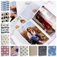 ราคา สตาร์ไซเวย์ อัลบั้มสมุดภาพขนาดเล็ก ปกผ้าลินิน ทําเอง เขียนได้ อัลบั้มรูป มัลติฟังก์ชั่4x6ภาพถ่าย100กระเป๋าการจัดเก็บภาพแต่งงานครบรอบครอบครัว (55601930099)