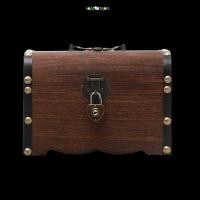 ราคา กระปุกออมสิน สตาร์ไซเวย์ หน้าอกสมบัติไม้ที่ไม่ซ้ํากัน อินเทรนด์ด้วยล็อคความปลอดภัยวินเทจเหรียญธนาคารตกแต่งบ้าน (51102602205)