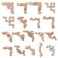 ราคา STARYSWAY ไม้ตกแต่ง Appliques ตกแต่งประตูหัตถกรรมเฟอร์นิเจอร์หน้าแรก Onlay Decal (48003212948)