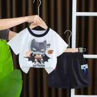 ราคา 2025 แฟชั่นฤดูร้อนเด็กเด็กสาวเด็กเสื้อผ้าชุดทารกเย็นการ์ตูนแบทแมน เสื้อยืด กางเกงขาสั้น2ชิ้น เซ็ตเด็กผ้าฝ้ายเด็กวัยหัดเดินชุดลําลอง0 5ย (27381794194)