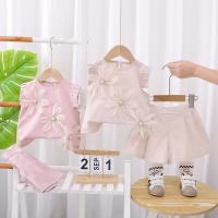 ราคา ฤดูร้อนใหม่เด็กสาวหวานเสื้อผ้าสูทเด็กแฟชั่นสามมุกดอกไม้ขนาดใหญ่ชีฟองทีเสื้อกางเกงขาสั้น2ชิ้น เซ็ตเด็กวัยหัดเดินแฟชั่นชุดเด็กเสื้อผ้า (28086276307)