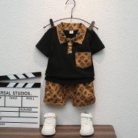 ราคา เสื้อวอร์ม แขนสั้น กางเกงขาสั้น แฟชั่นฤดูร้อน สําหรับเด็กผู้ชาย 2 ชิ้น (23229565020)