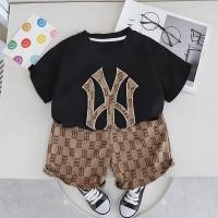 ราคา ชุดเสื้อยืด แขนสั้น กางเกงขายาว ผ้าฝ้าย น่ารัก แฟชั่นฤดูร้อน สําหรับเด็กผู้ชาย และเด็กผู้หญิง จํานวน 2 ชิ้น (25165851632)